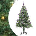vidaXL Vianočný stromček Zelená 180 cm PVC