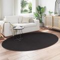 vidaXL Koberec HUARTE Čierna 160 x 230 cm 100% polyester