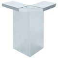 vidaXL Plot proti slimákom pozinkovaná oceľ 170x170x25 cm