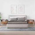 vidaXL Nástenné nočné stolíky 2 ks staré drevo 45x26x28,5 cm