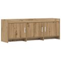 vidaXL TV skrinka 130 x 33 x 47 cm Dub artisan Kompozitné drevo