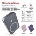 Powerbanka EMOS WI 1046 /B0551BL/, 10 000 mAh, 20 W+Wireless, modrá