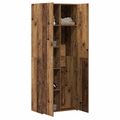 vidaXL Highboard Staré drevo 70 x 42,5 x 185 cm