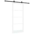 vidaXL Posuvné dvere ORKDAL 93 x 211 cm Biela a čierna
