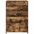 vidaXL Skriňa pod umývadlo do kúpeľne Dymový dub 56 x 37,5 x 81 cm