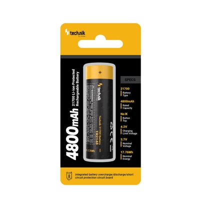 Technik TR2148 Nabíjateľná Li-Ion batéria 21700 4800mAh 3,7V B1
