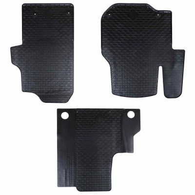 vidaXL Autokoberec 3 pcs Čierna vhodné pre VW CRAFTER 2017- Guma