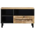 vidaXL Úložné skrine Hnedá 80 x 33,5 x 46 cm Masívne mango drevo