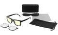 GUNNAR kancelářské/herní brýle CUPERTINO ONYX * jantarová/čirá skla * BLF 65 / BLF 35 * GUNNAR focus Brýle, kancelárské, cerné obroucky, jantarová + cirá skla