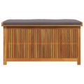 vidaXL Vonkajší box na vankúše 113x50x60,5 cm akáciový masív