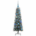 vidaXL Umelý vianočný stromček Zelená 120 cm PVC, plast a oceľ