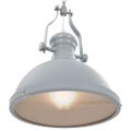 vidaXL Stropná lampa sivá okrúhla E27