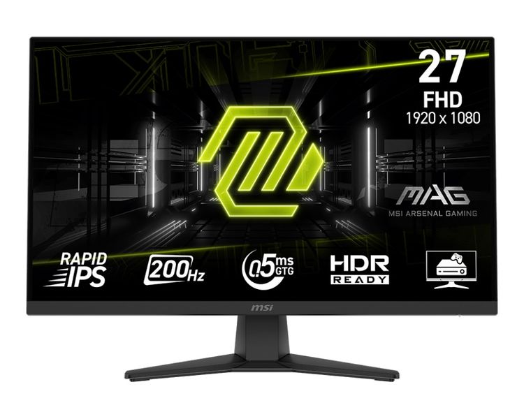 MSI MAG/272F/27''/IPS/FHD/200Hz/0,5ms/Čierna/3R