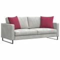 vidaXL Vankúše na pohovku 2 pcs Víno červené 50 x 50 cm