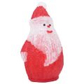 vidaXL LED vianočná akrylová figúrka Santu exteriér aj interiér 28 cm