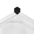 vidaXL Skleník, hliník 421x190x195 cm 15,6 m³