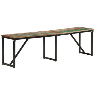vidaXL Lavička 160x35x46 cm recyklovaný masív