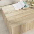 vidaXL Konferenčný stolík Sonoma dub 95 x 55 x 31 cm Kompozitné drevo