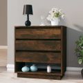 vidaXL Komoda hnedý dub 70x40x73,5 cm drevotrieska