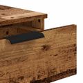 vidaXL Konzolový stolík Old Wood 90x36x75 cm Engineered Wood