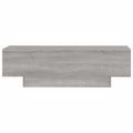 vidaXL Konferenčný stolík sivý dub sonoma 100x49,5x31 cm kompoz. drevo