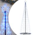 vidaXL LED vianočný stromček 550 LED modré 300 cm