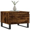 vidaXL Konferenčné stolíky 2 ks dymový dub 50x46x35cm kompozitné drevo