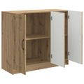 vidaXL Servírovacia skriňa Dub artisan 89 x 34,5 x 77 cm