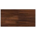 vidaXL Obdĺžnikový stôl 90 x 50 x 3,5 cm Obdĺžnikový Tmavohnedá