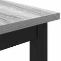 vidaXL stôl Sivý Sonoma 100 x 50 x 76,5 cm Inžinierske drevo a oceľ