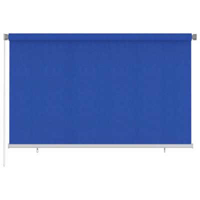 vidaXL Vonkajšia zatemňovacia roleta 240x140 cm modrá HDPE