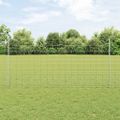 vidaXL Vonkajšie divoké oplotenie s posteľami 25 x 1,2 m Strieborná