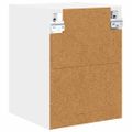 vidaXL Závesná skrinka Biela 30 x 29,5 x 40 cm Kompozitné drevo