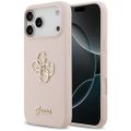 Obal Guess Silicone Big 4G Script pre iPhone 17 Pro Max ružová