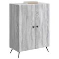 vidaXL Servírovacia skriňa Sivá sonoma 66 x 34,5 x 90 cm
