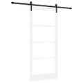 vidaXL Posuvné dvere ORKDAL Biela a čierna 93 x 211 cm