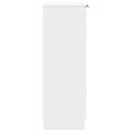 vidaXL Botník biely 59x35x100,5 cm spracované drevo