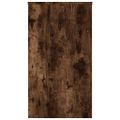 vidaXL Stôl dymový dub 90x40x72 cm spracované drevo