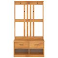 vidaXL Halový strom SANDNES 87x40x159,5 cm masívna borovica