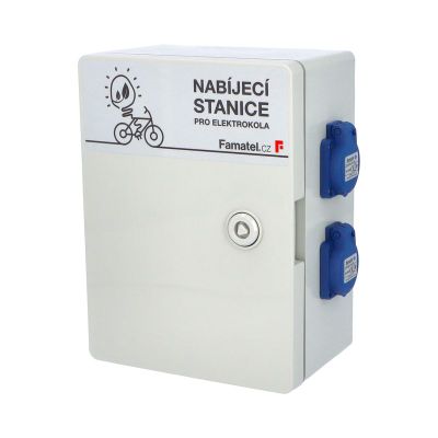 FAMATEL pr037 Nabíjacia stanica pre elektrobicykle