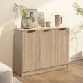 vidaXL Komoda farba dubu sonoma 90,5x30x70 cm spracované drevo