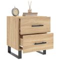 vidaXL Nočné stolíky 2 ks dub sonoma 40x35x47,5 cm kompozitné drevo