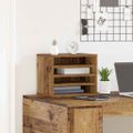 vidaXL Organizér na pult Staré drevo 36 x 26 x 29,5 cm