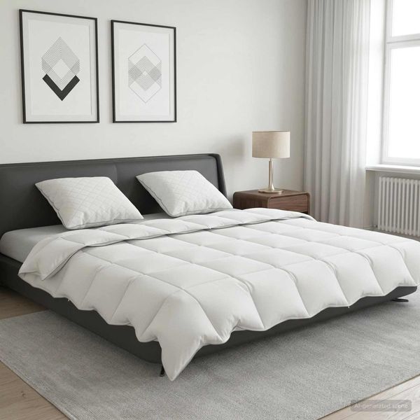 vidaXL Súprava paplónu z 90% husacieho peria FULDA 3 ks 200 x 220 cm