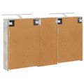 vidaXL Set kabinetov do kúpeľne 3 ks 130 x 14,5 x 70 cm