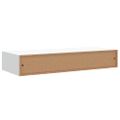 vidaXL Nástenná zásuvková polica biela 60x23,5x10 cm MDF