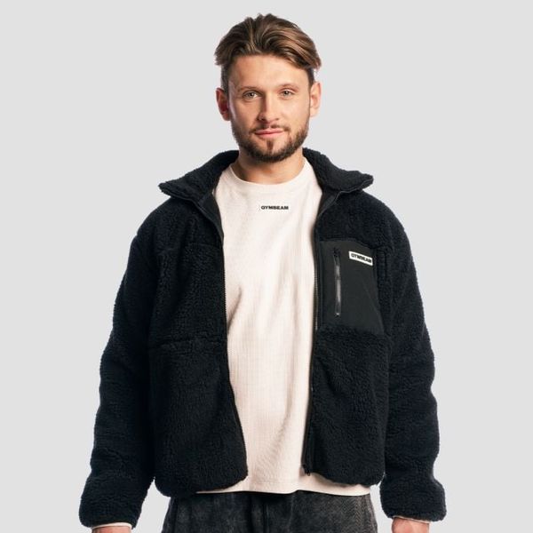 Bunda Sherpa Black - GymBeam, veľkosť L