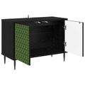vidaXL TV skrinka GELEEN 69 x 33 x 50,5 cm Čierny dub Kompozitné drevo