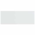 vidaXL Plávajúce nástenné police 2 ks, lesklé biele 60x23,5x3,8cm, MDF