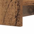 vidaXL Skriňa na topánky s úložiskom Staré drevo 73,5 x 36 x 92 cm